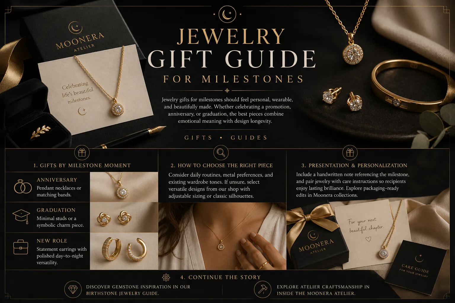 Jewelry Gift Guide for Milestones