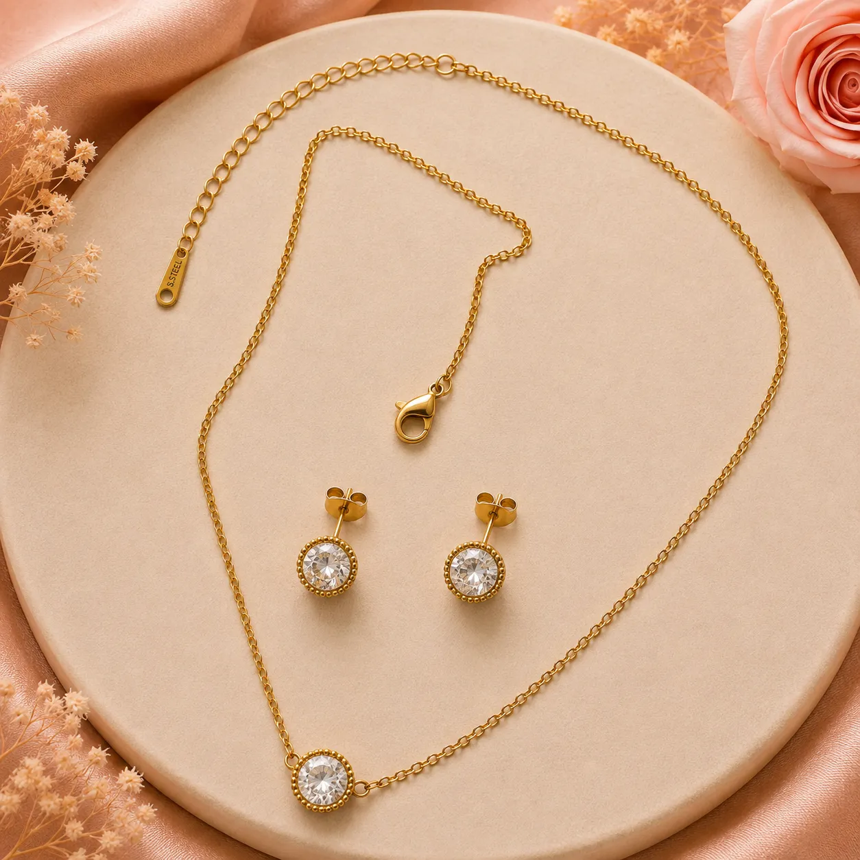 Lumière Solitaire Jewellery Set