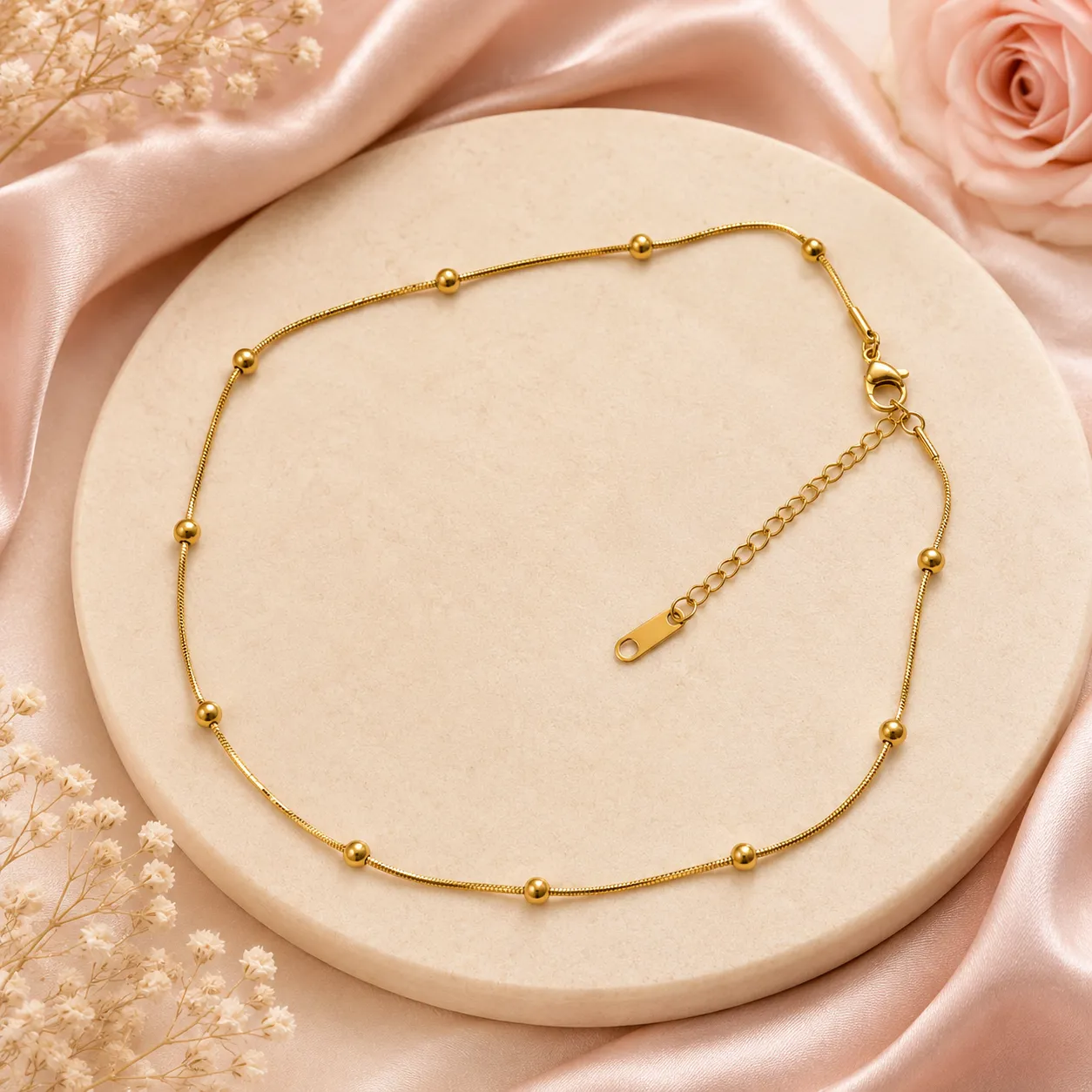 Aurelle Beaded Snake Bracelet