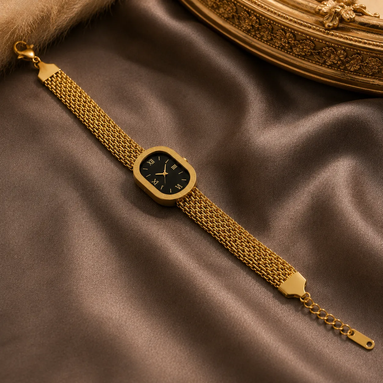 Noir Dial Multi-Chain Bracelet