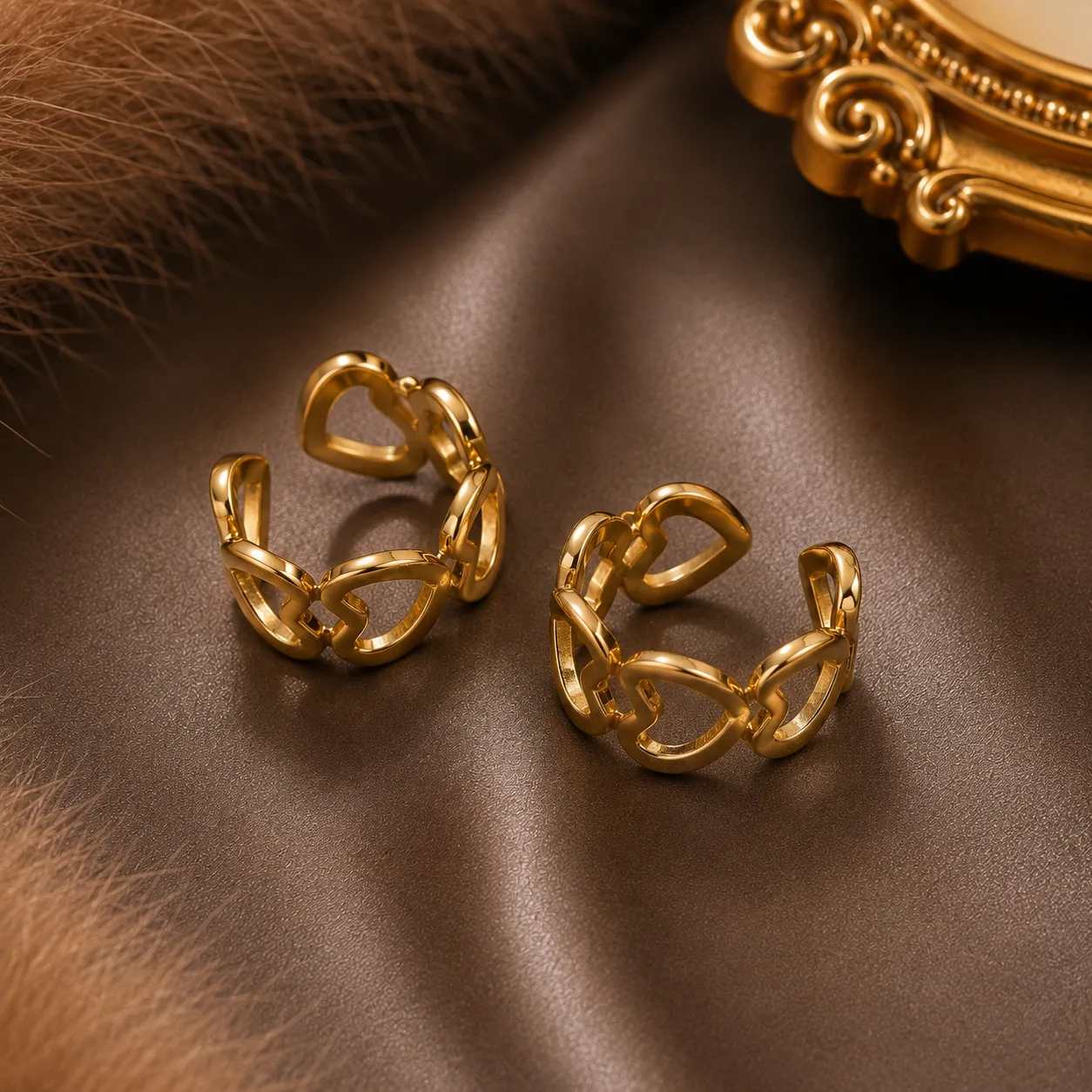 Aurelia Loop Duo Rings