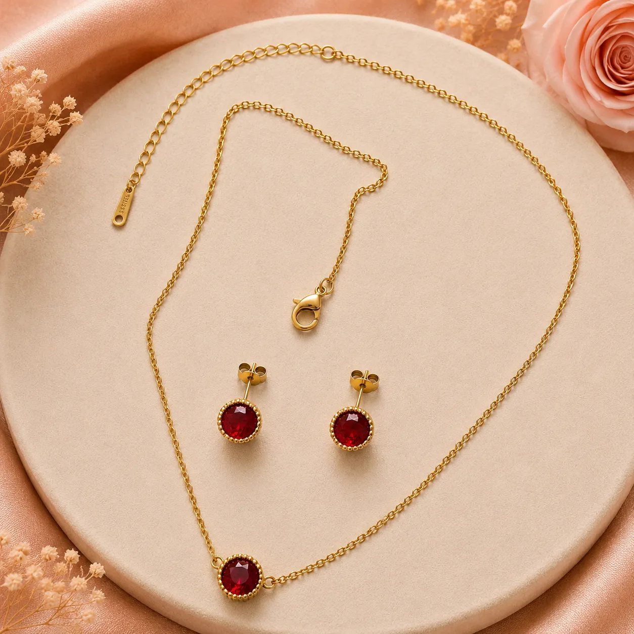 Lumière Solitaire Jewellery Set image 2