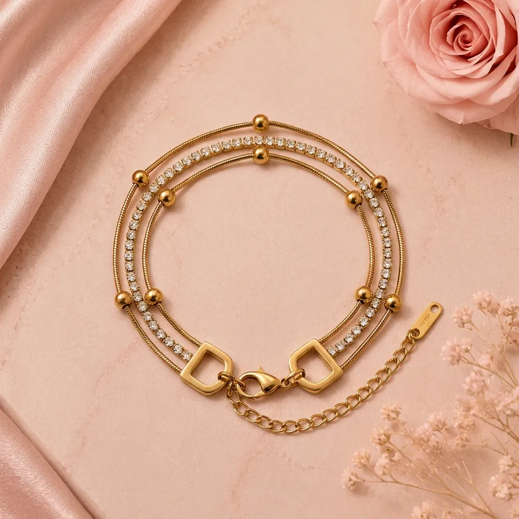 Celestia Triple Line Bracelet