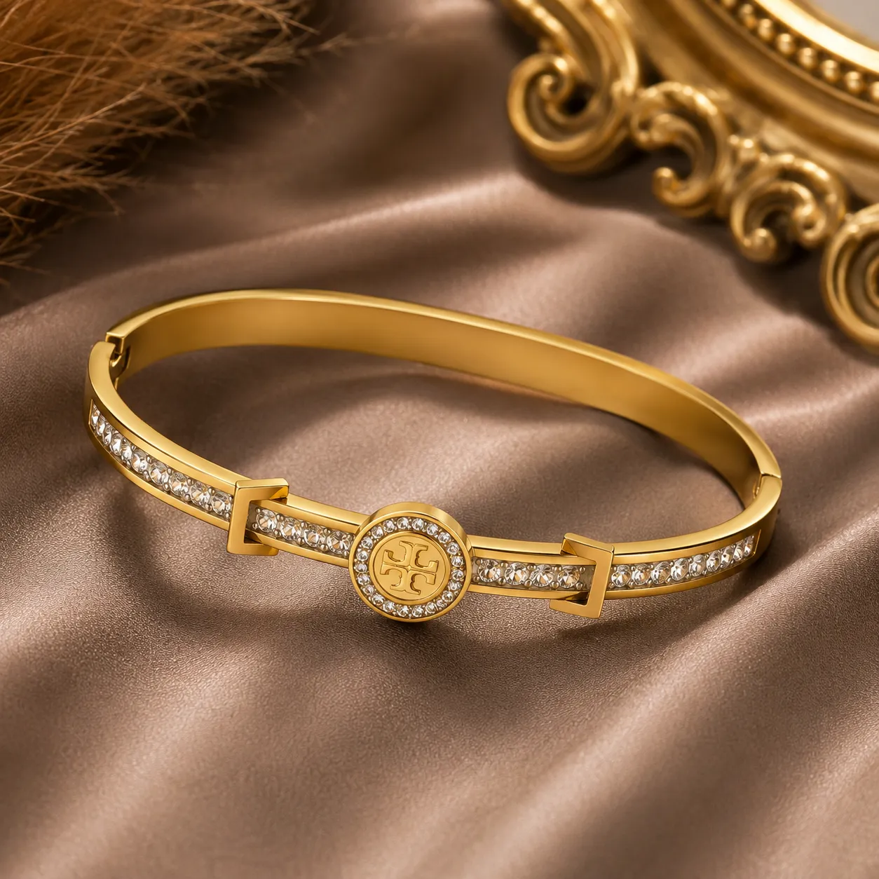 Celeste Clear Emblem Bangle image 2