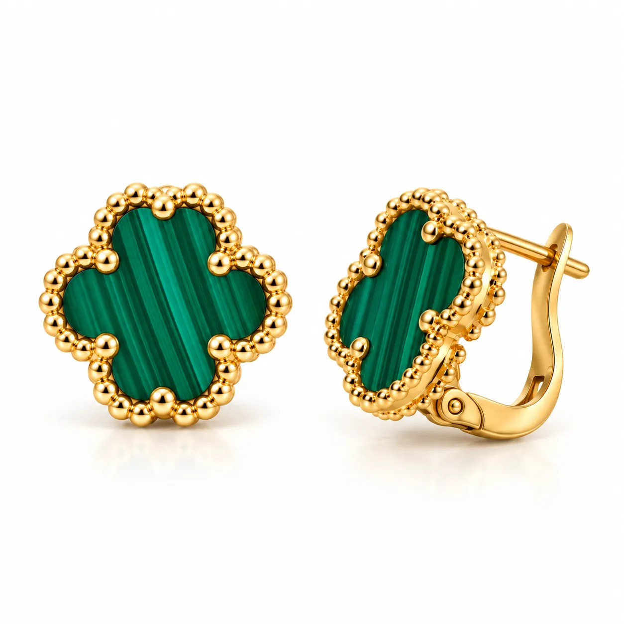 Celeste Clover Beaded Earrings