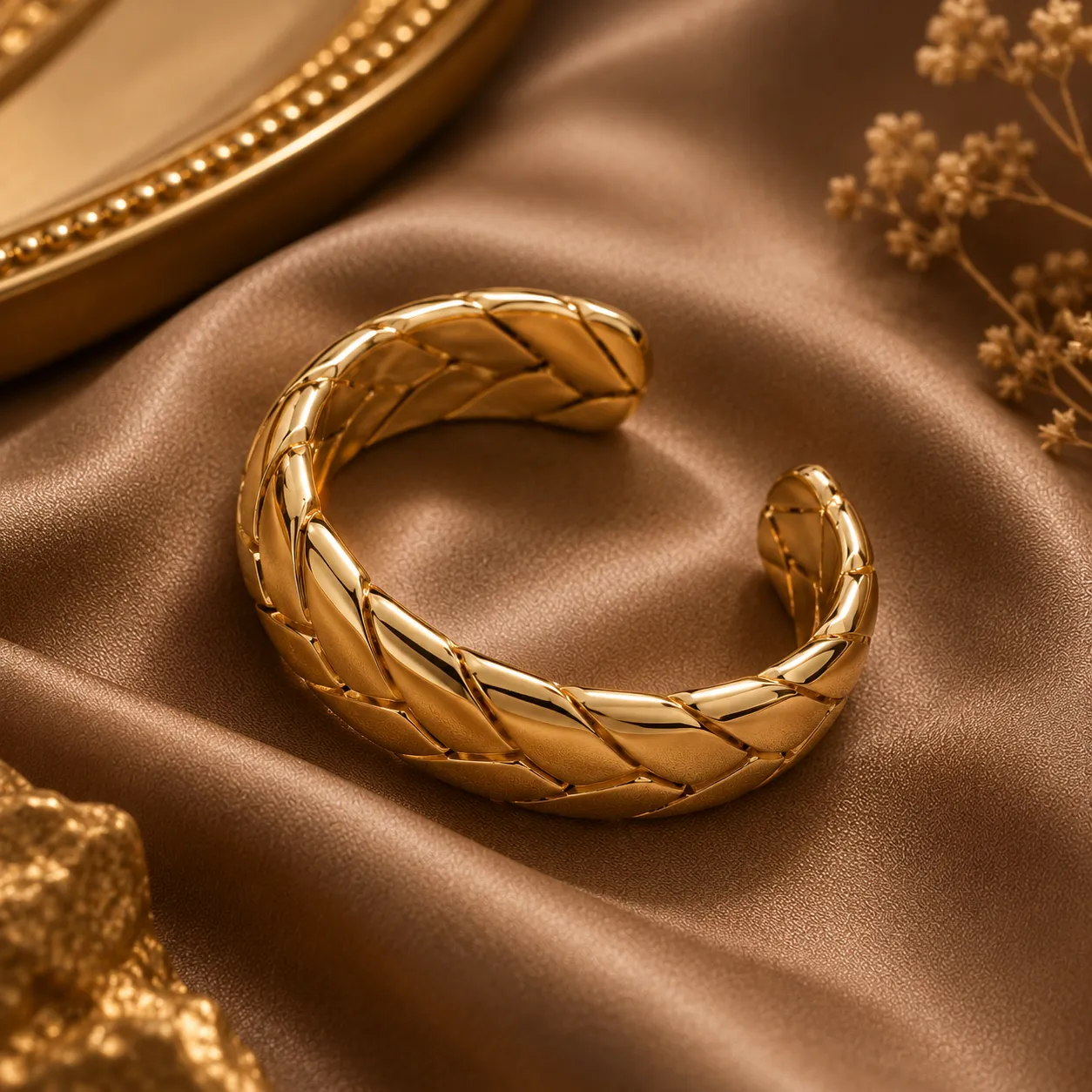 Aurelia Braided Open Ring
