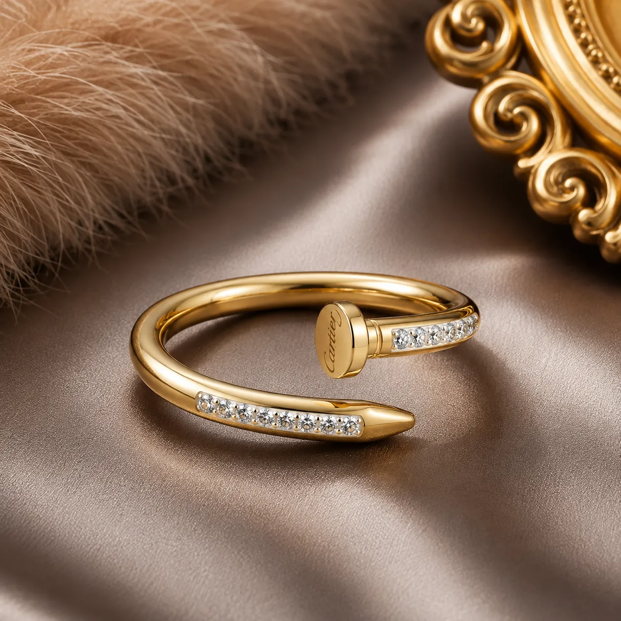 Élan Crystal Nail Wrap Ring
