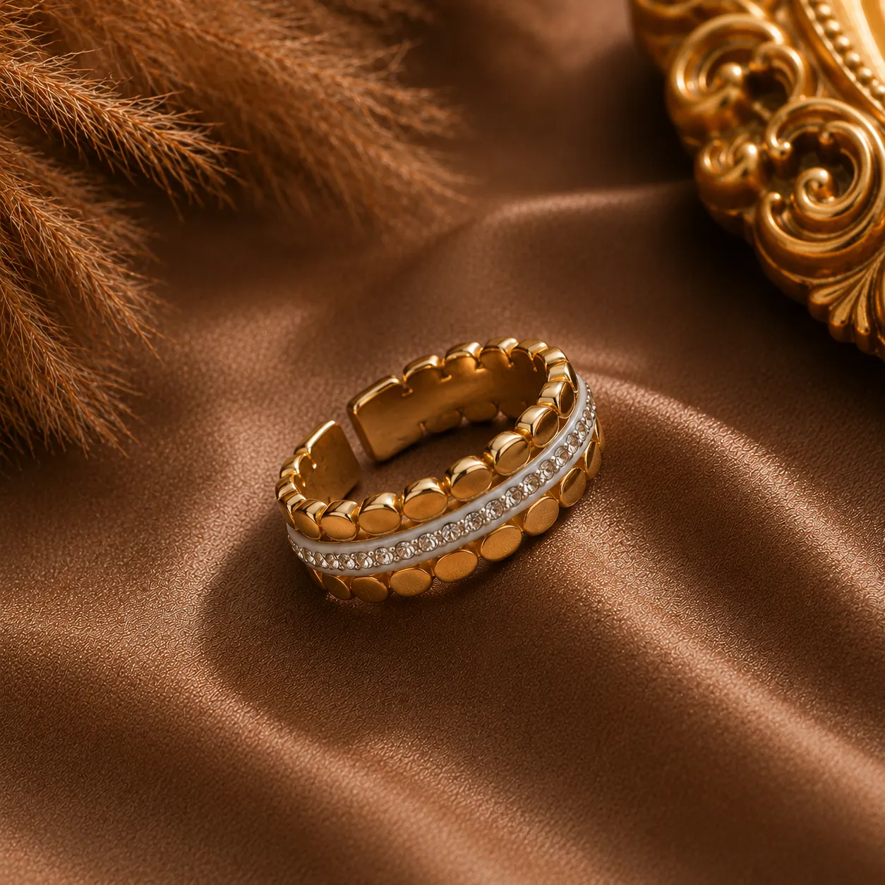 Seraphine Crystal Band Ring