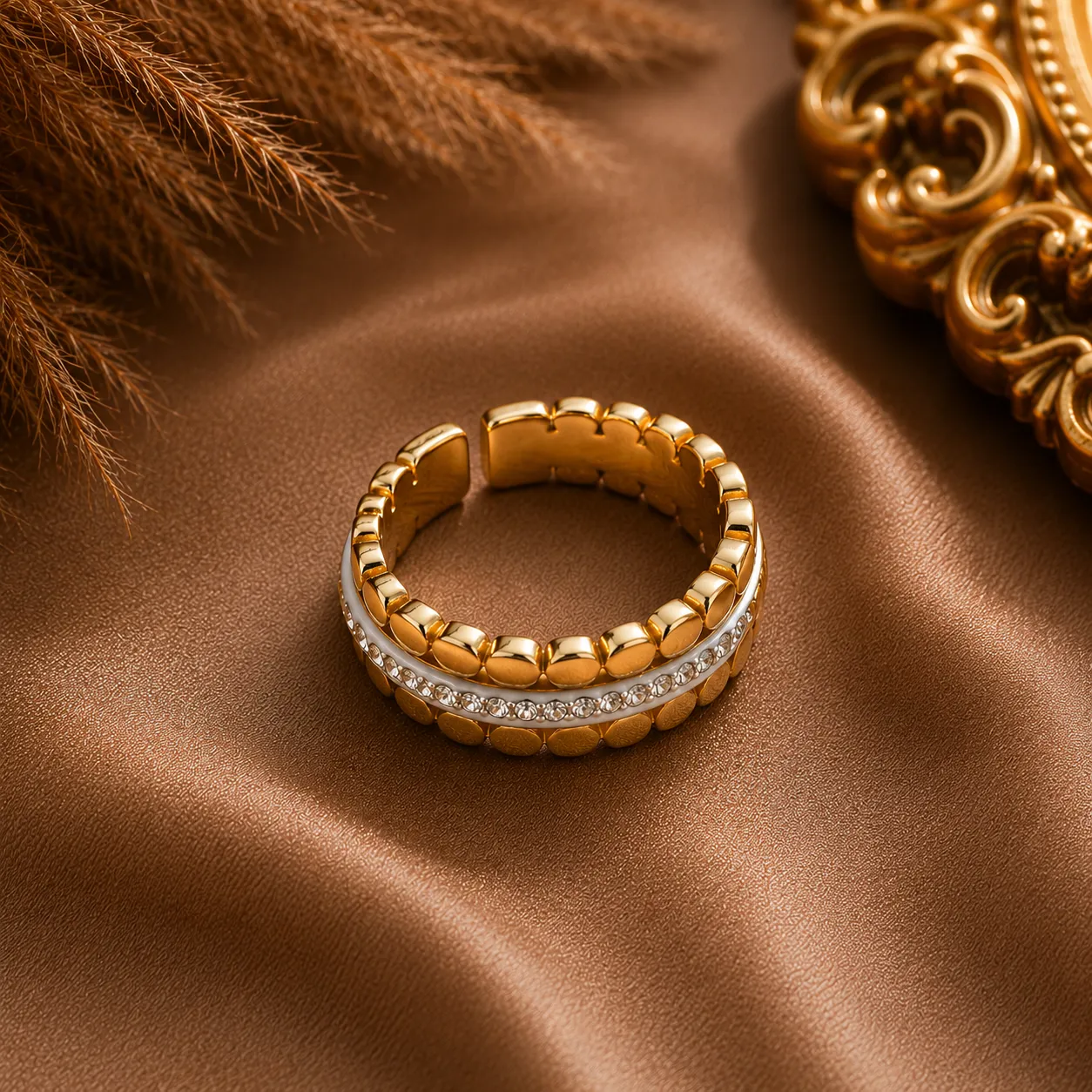 Seraphine Crystal Band Ring