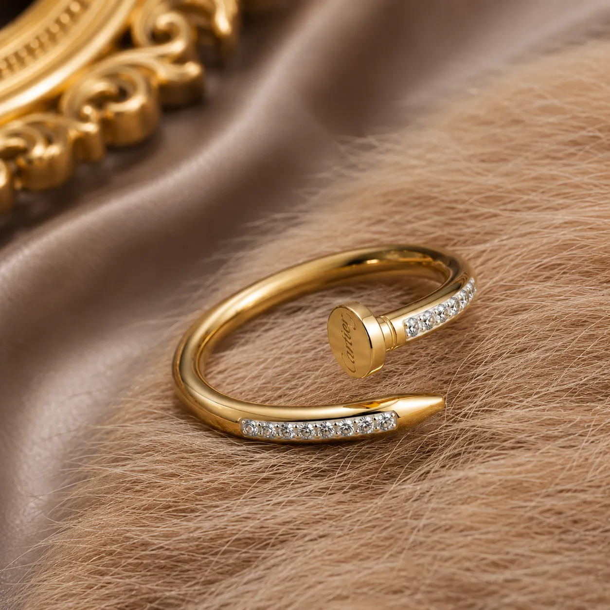 Élan Crystal Nail Wrap Ring image 2