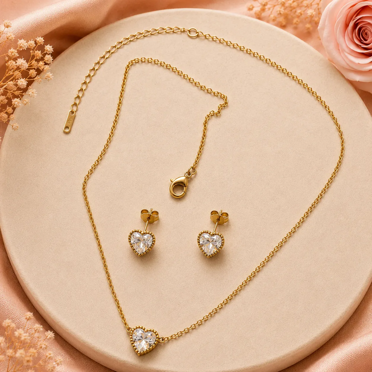 Noir Amour Heart Jewellery Set image 4