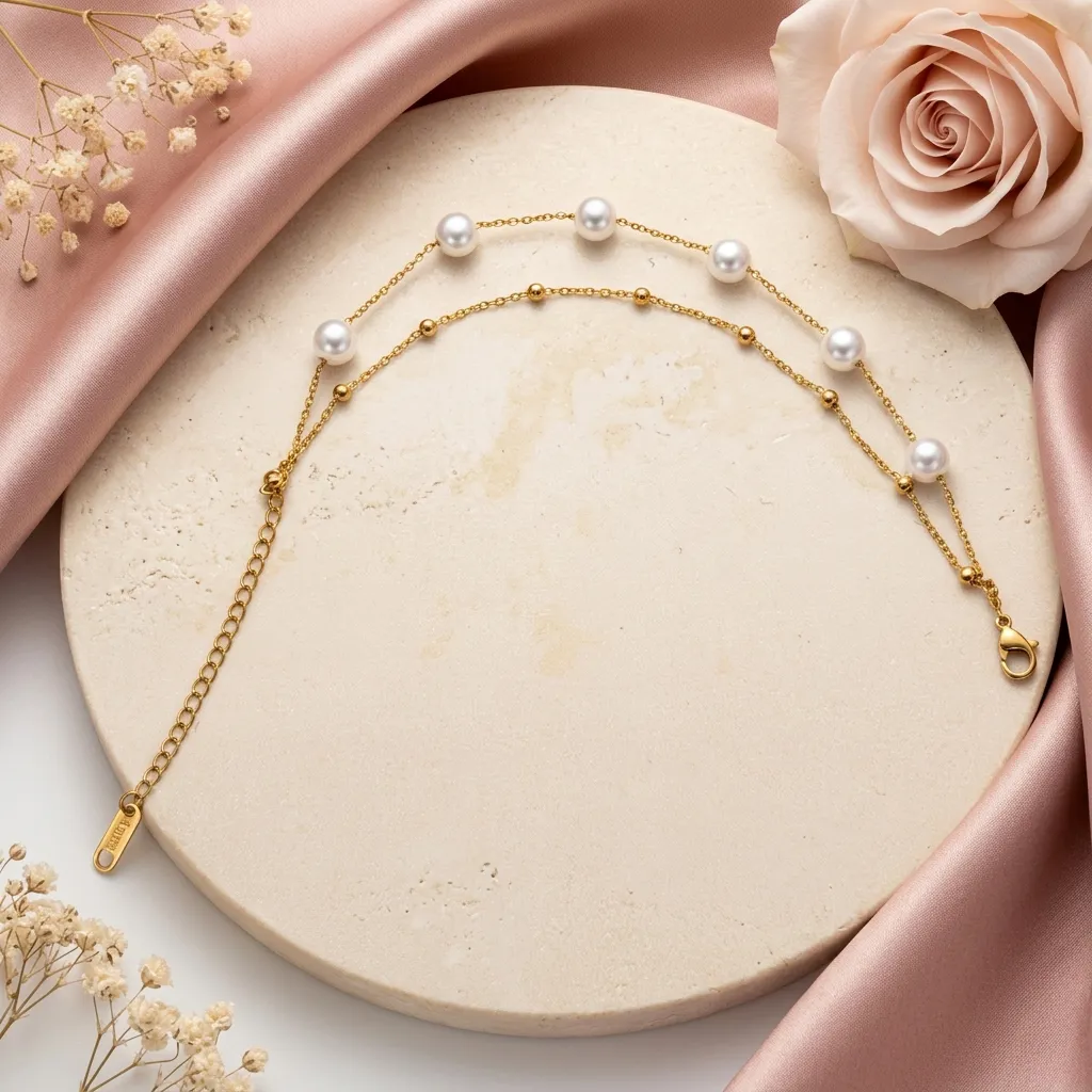 Lustre Pearl Layered Bracelet