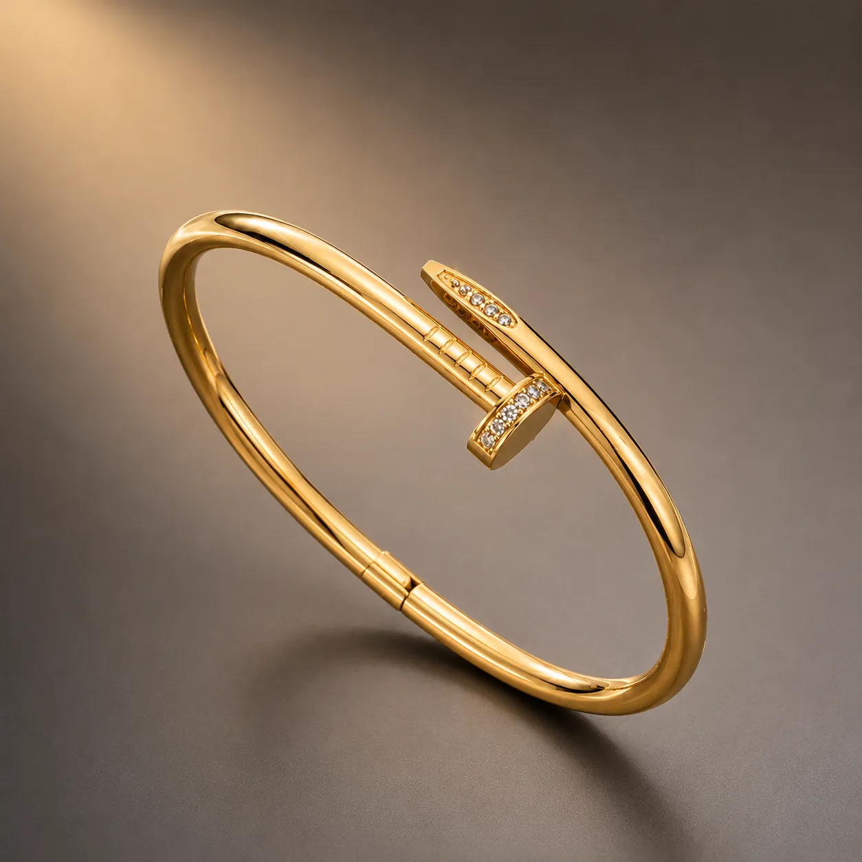 Auric Nail Crystal Bangle