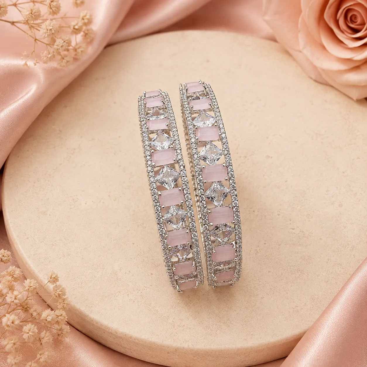 Blush Crystal Luxe AD Cuff image 2