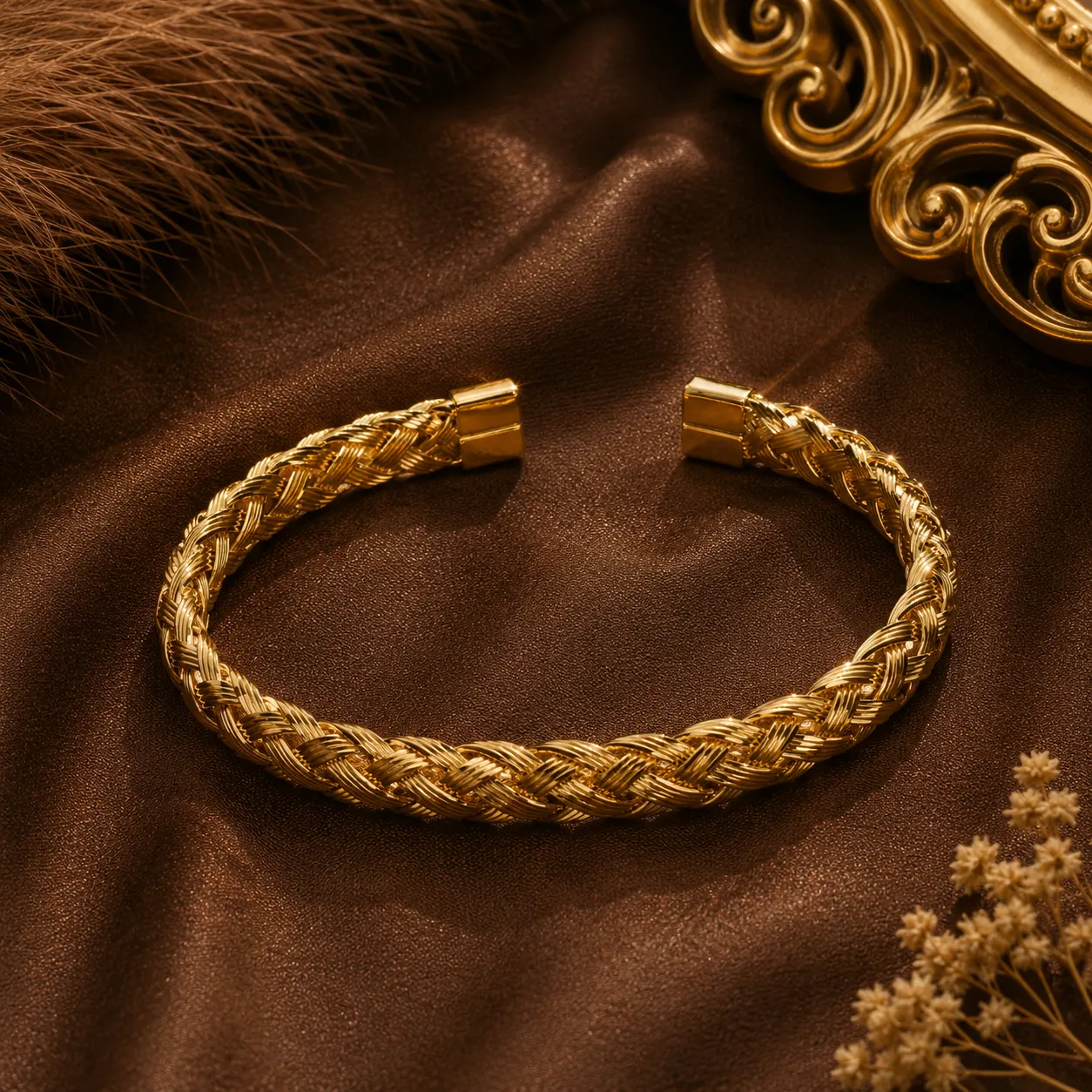 Aurelia Woven Cuff Bracelet