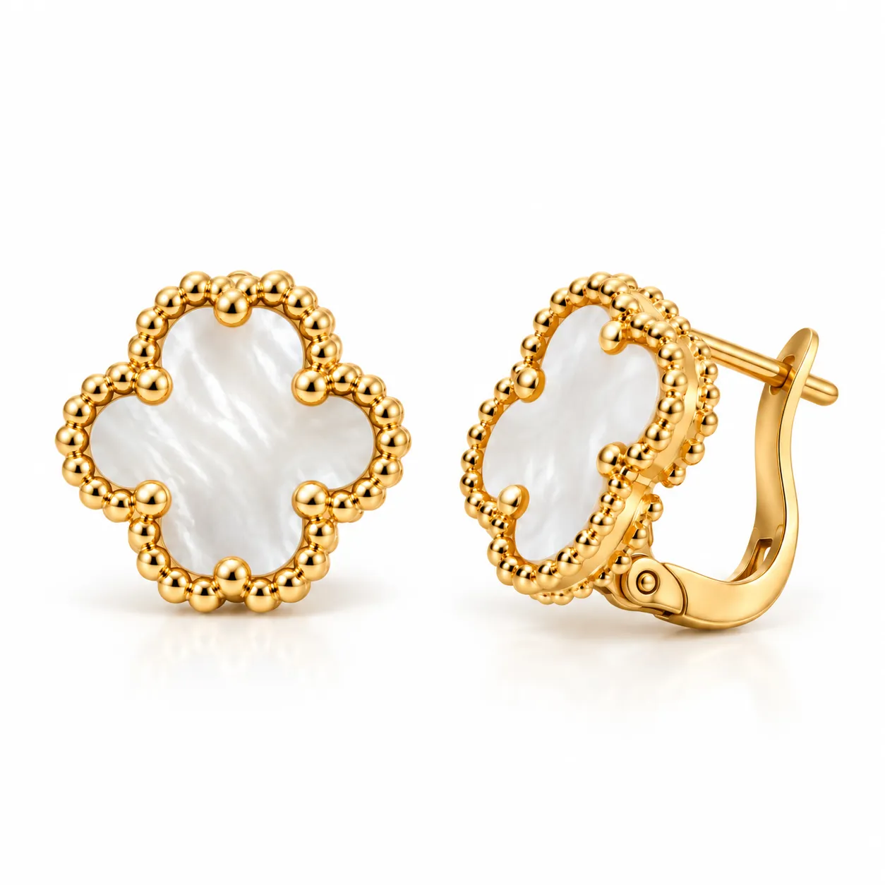 Celeste Clover Beaded Earrings image 3