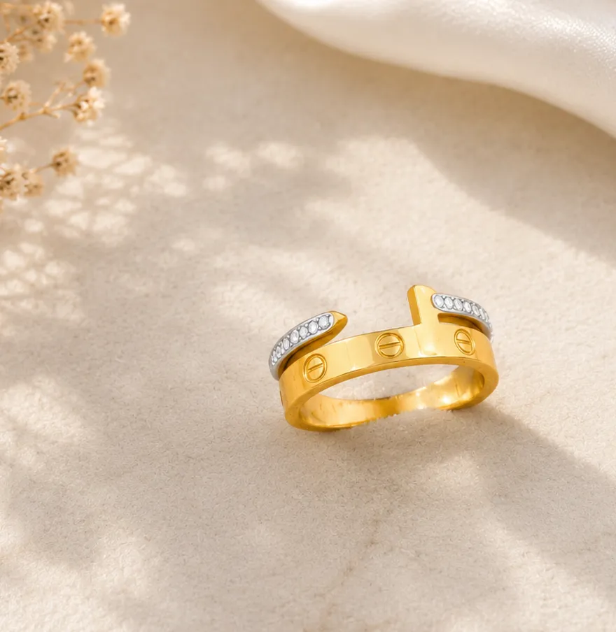 Celeste Crystal Wrap Ring