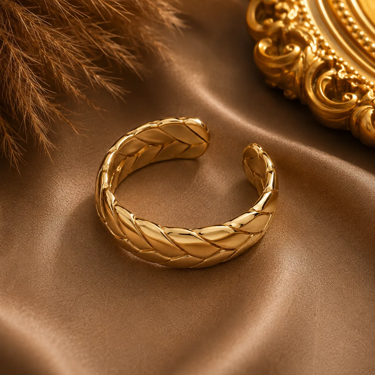 Aurelia Braided Open Ring
