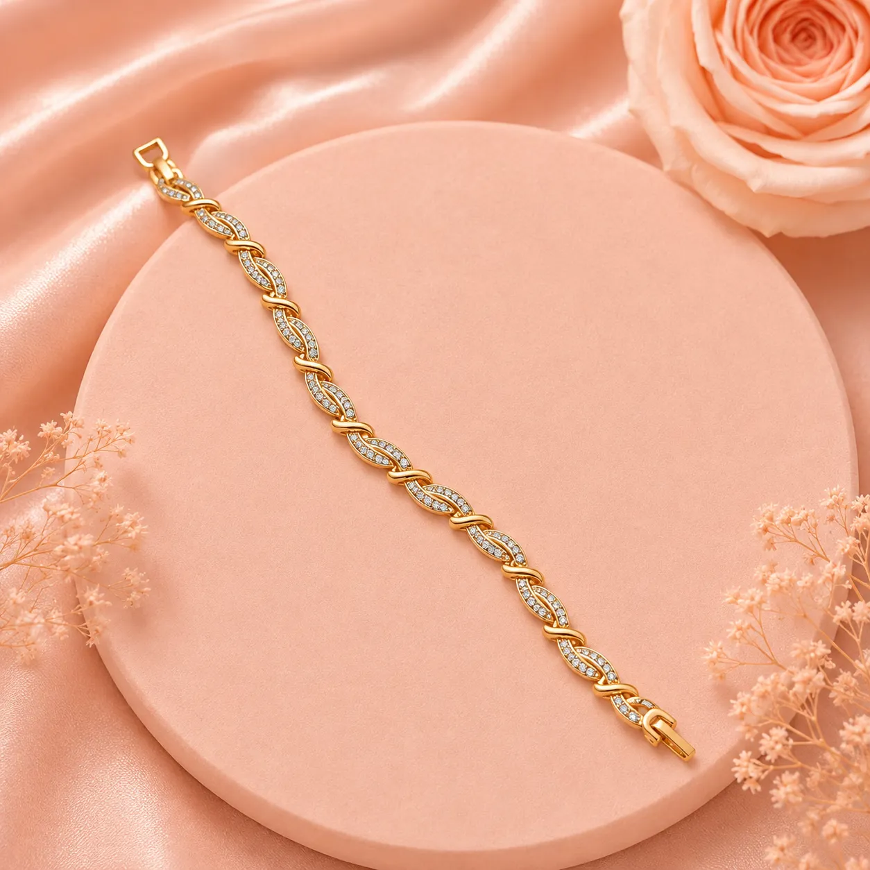 Aurelia Twist Crystal Bracelet