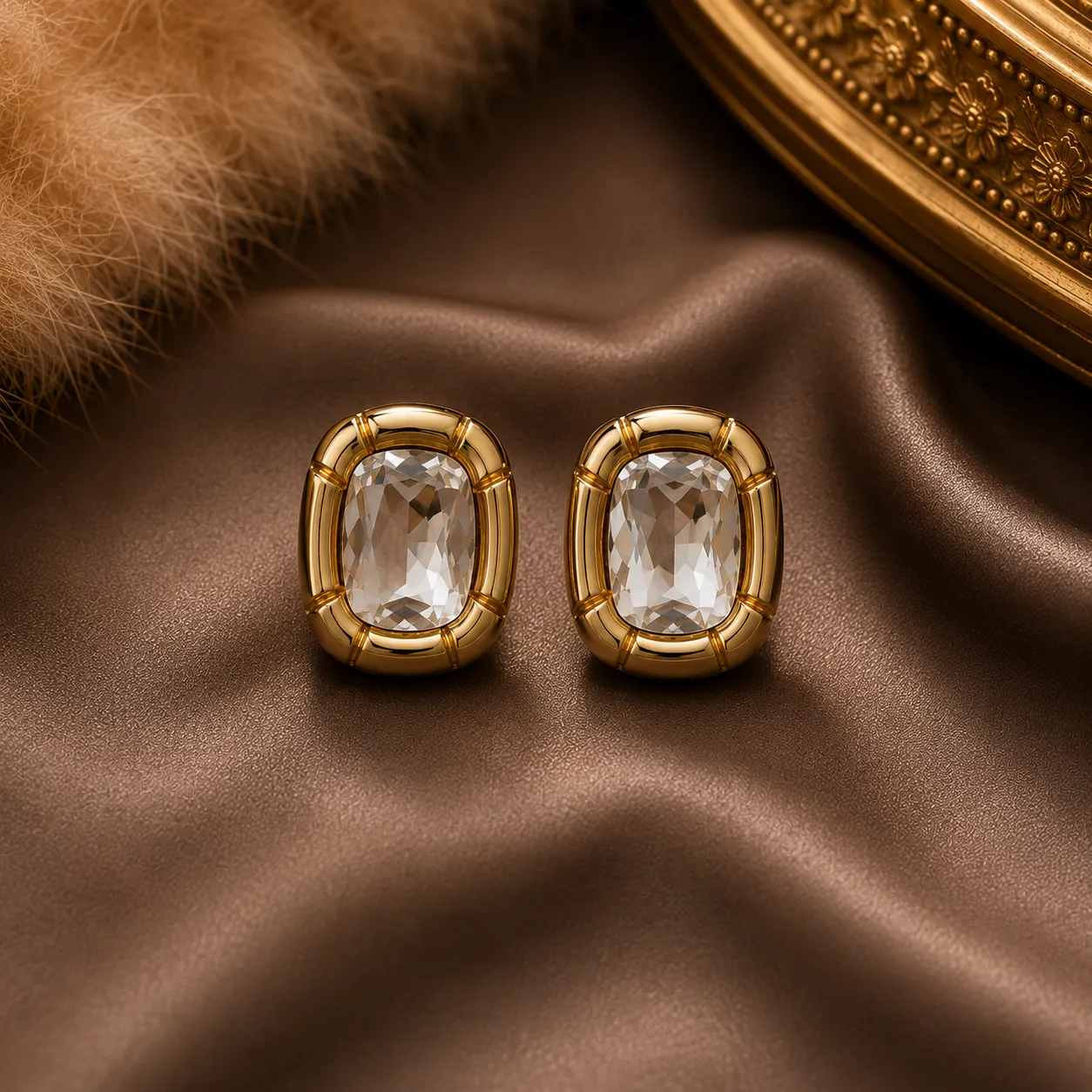 Aurelia Crystal Frame Studs