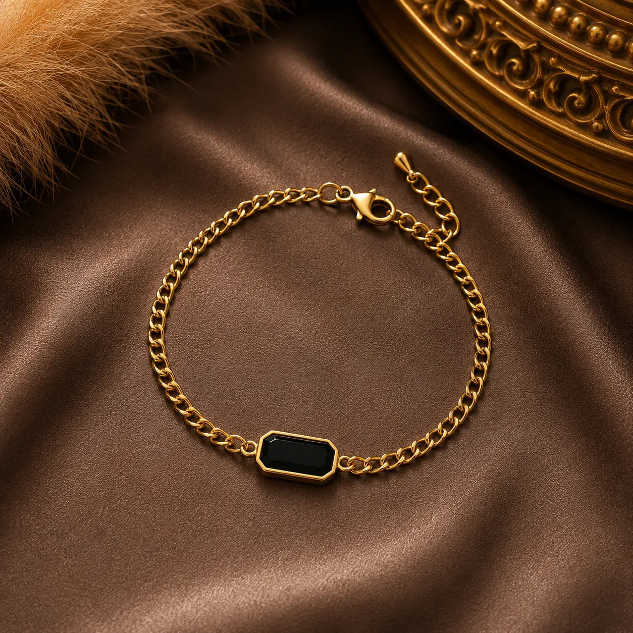 Elara Stone Chain Bracelet image 2