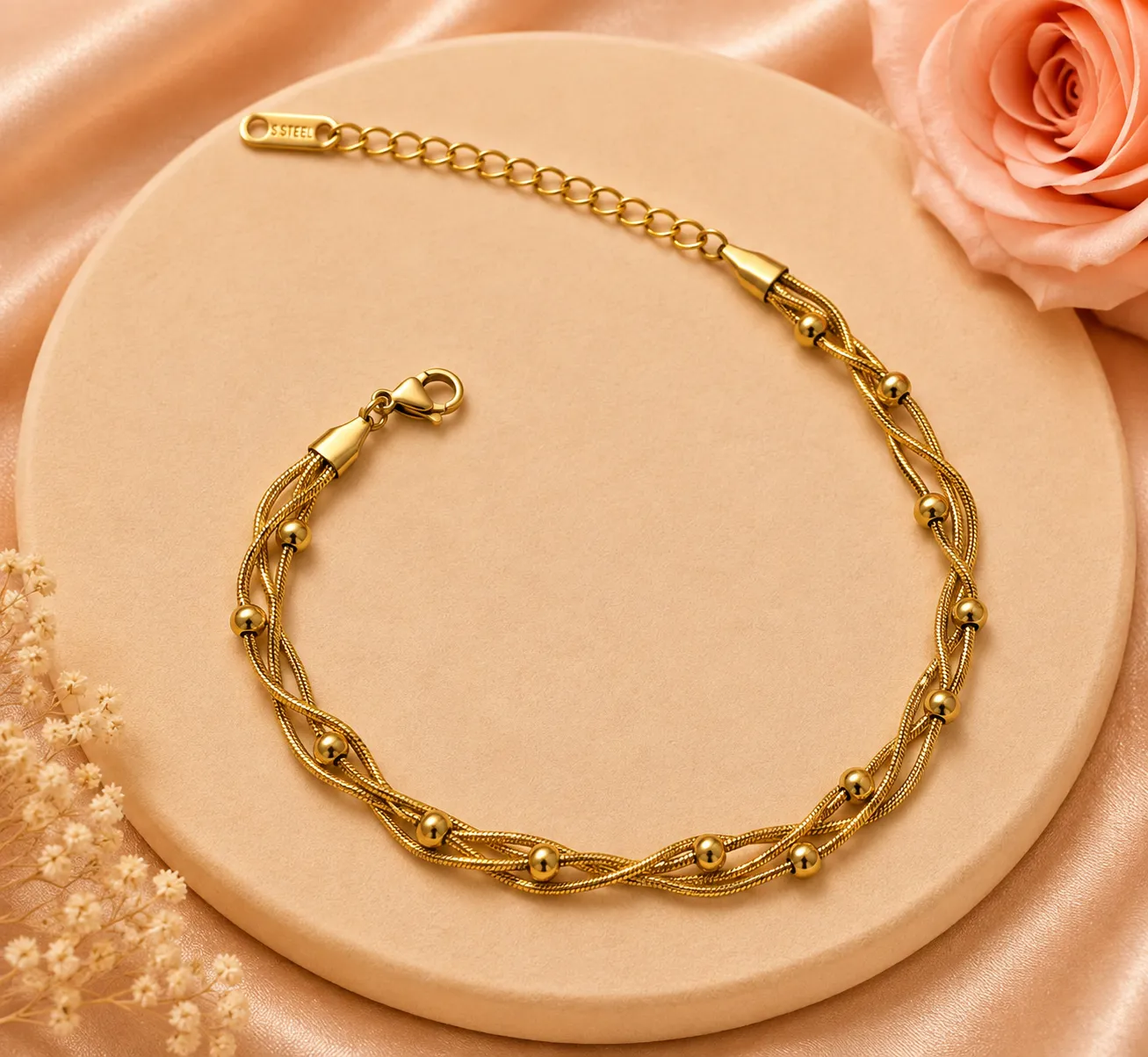 Aurelia Twist Bead Bracelet